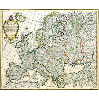 MAPA :: CARTE D' EUROPE :: 1789 :: 80  x 60 cm
